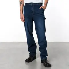 DENIMLAB - Jean 5 Bolsillos Hombre Baggy de Algodón