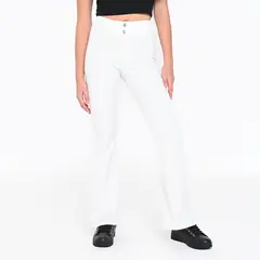 MOSSIMO - Jean Flare Mujer Tiro alto
