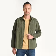 NEWPORT - Sobrecamisa Hombre de Algodón