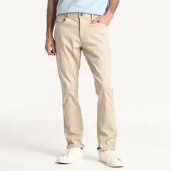NEWPORT - Pantalón 5 Bolsillos Hombre Recto de Algodón