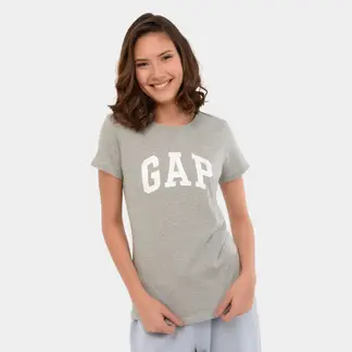 GAP - Camiseta Mujer Manga corta