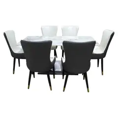 DORMILANDIA - Juego de comedor Comedor Zurich 6 puestos