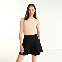 BASEMENT - Short Mujer Tiro medio