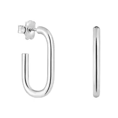 TOUS - Aros largos de plata 25 mm Básicos