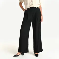APOLOGY - Pantalón Wide Leg Mujer Tiro alto