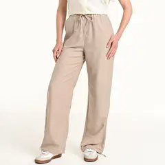 APOLOGY - Pantalón Wide leg Mujer Tiro alto