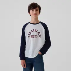 GAP - Camiseta manga larga Niño con Logo Manga larga Algodón