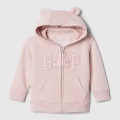 GAP - Saco para Bebé niña con Logo Con capucha Manga larga de Algodón