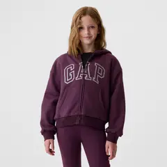 GAP - Saco para Niña con capucha de Algodón