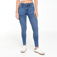 SYBILLA - Jean Skinny Mujer Tiro medio