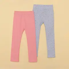 YAMP - Leggings Niña Pack de 2 unidades Algodón