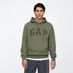 GAP - Hoodie Hombre con Logo de Algodón