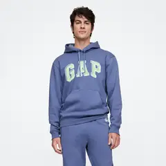 GAP - Hoodie Hombre con Logo de Algodón
