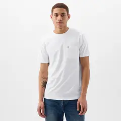 GAP - Camiseta Hombre Manga corta Slim fit de Algodón