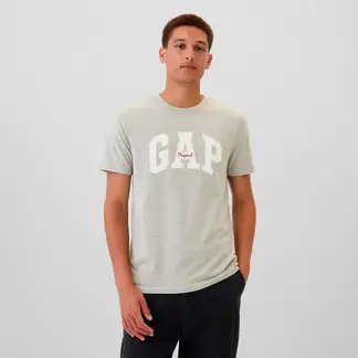 GAP - Camiseta Hombre con Logo de Algodón