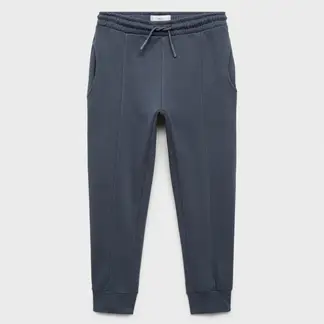 MANGO - Pantalón Niño Cintura elásticada de Algodón