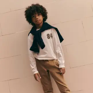 MANGO - Camiseta Niño Algodón