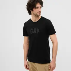 GAP - Camiseta Hombre Manga corta Logo de Algodón