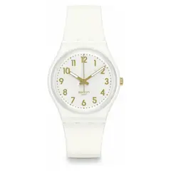 SWATCH - Relojes Unisex WHITE. Relojes Silicona Blanco SO28W106-S14
