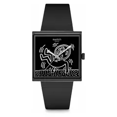 SWATCH - Relojes Unisex BREAK LOOSE. Relojes Plástico Negro SO34Z103