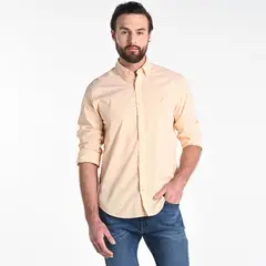 NAUTICA - Camisa Hombre de Rayas Manga larga Recto de Algodón