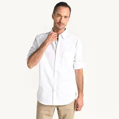 NAUTICA - Camisa Hombre Manga larga Recto de Algodón