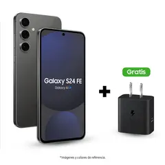 SAMSUNG - Celular | Galaxy S24 FE Negro | 5G | 128 GB | 8GB RAM