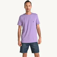 NAUTICA - Camiseta Hombre Manga corta de Algodón