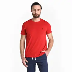 NAUTICA - Camiseta Hombre Manga corta de Algodón