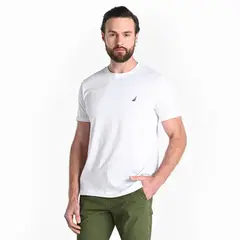 NAUTICA - Camiseta Hombre Manga corta de Algodón