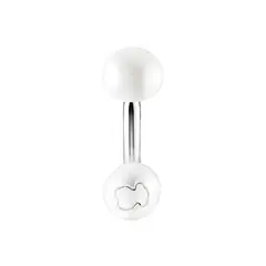 TOUS - Piercing de oreja de acero y perlas Pearl
