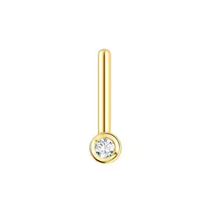 TOUS - Piercing de nariz Basics de oro y diamante