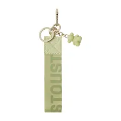 TOUS - Llavero webbing verde Bold bear