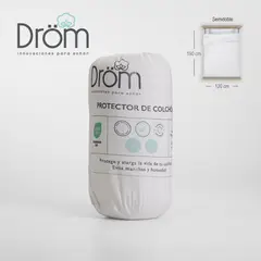 DROM - Protector de colchón TERRY Semidoble