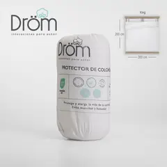 DROM - Protector de colchón TERRY King