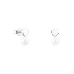 TOUS - Aretes grandes Icon Color con baño de oro 18 kt sobre plata y malaquita