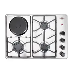 HACEB - Estufa de empotrar inox 60x43 cm Mixta 120v a gas propano