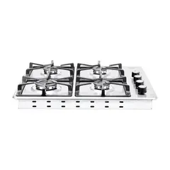 HACEB - Estufa de empotrar inox 60x51 cm hierro fundido a gas natural