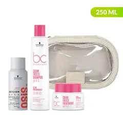 BONACURE BY SCHWARZKOPF - Tratamientos capilares Color Freeze para Cuidado del Color Bonacure By Schwarzkopf: Incluye Color Freeze Shampoo 250ml, Color Freeze Tratamiento 200ml, Osis Session Laca Extrafuerte 100ml