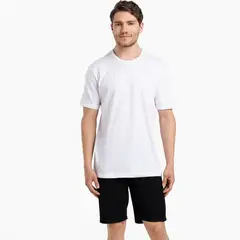 BEARCLIFF - Camiseta Hombre Manga corta con Estampado de Algodón