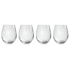 ROYAL LEERDAM - Setx4 Vasos Cortos Plisse 15Oz
