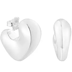 TOUS - Aretes de plata corazón Tabit