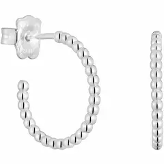 TOUS - Aretes aro bolas de plata Basicos