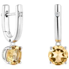 TOUS - Aretes aro de plata vBasic Colors