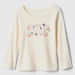 GAP - Camiseta manga larga Niña con Estampado Algodón
