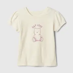 GAP - Camiseta Niña con Estampado Manga corta Algodón