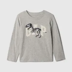GAP - Camiseta Niño con Logo Manga larga Algodón