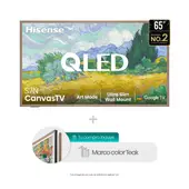 HISENSE - Televisor | 65 pulgadas Canvas QLED 4K Ultra HD | 65S7N