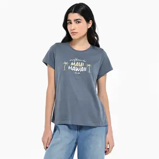 SYBILLA - Camiseta Mujer Manga corta de Algodón