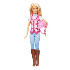 BARBIE - Muñeca Barbie: Malibu Jinete La gran carrera de caballos. No incluye caballo